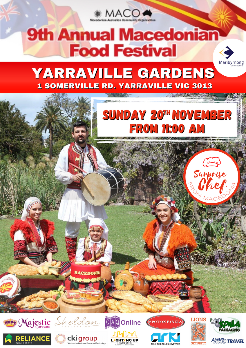 Macedonian Food Festival 2022 – Macedonian Australian Community