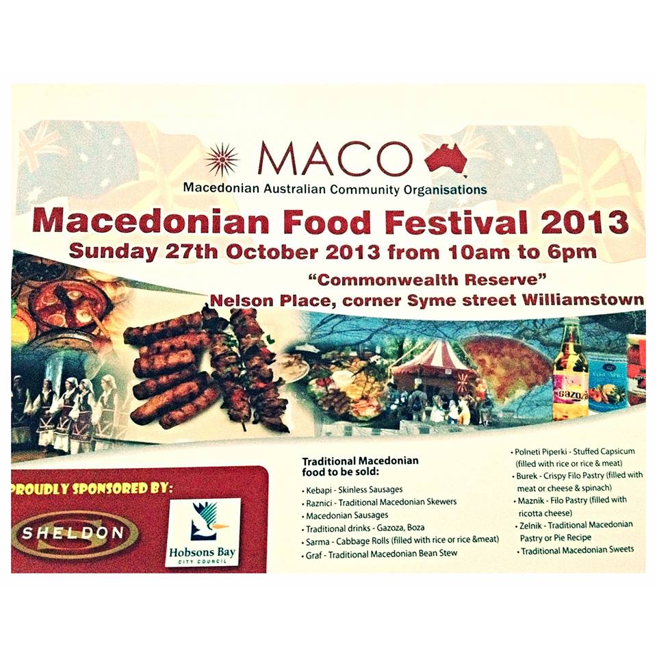 Macedonian Food Festival 2013